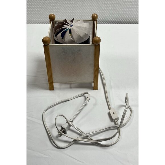 Vtg Magic Spinning Lamp Groovy Car Flowers Night Light 1998 🚗 - Picture 2 of 11